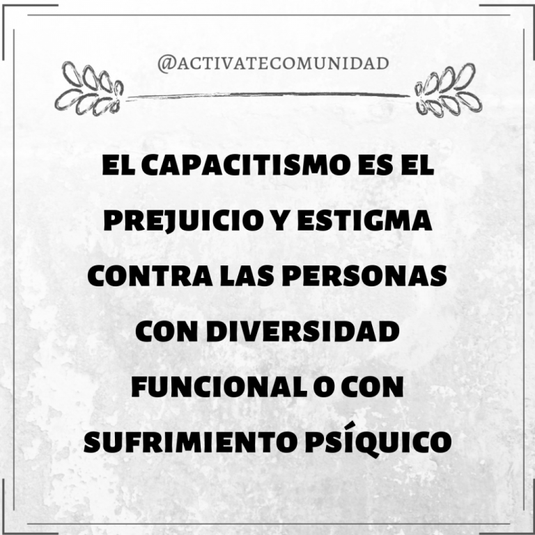 ¿Qué es el capacitismo?